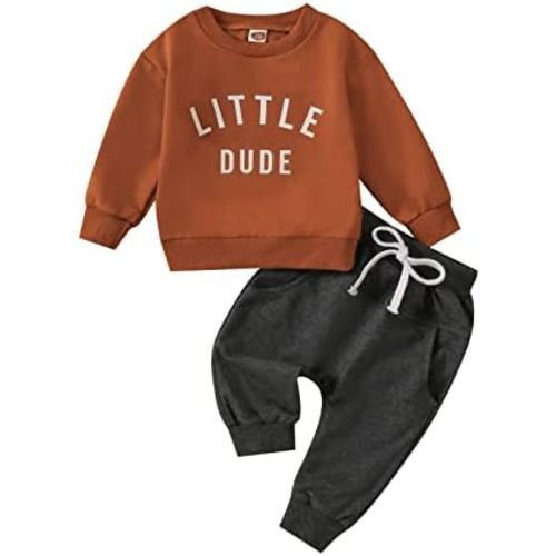 Baby Fleece Boy Sweatshirt Toddler Infant Baby Boy Girl Fall Clothes Letter Print Sweatshirt Pullover Boy Size 6 Clothes