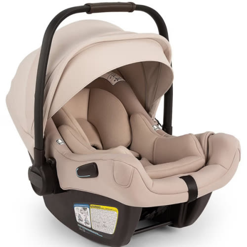 Nuna Pipa Aire Infant Car Seat & Base - Biscotti