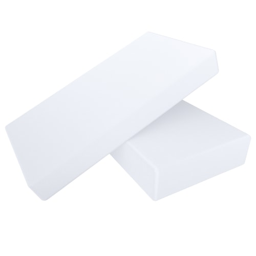 Ntbay 2 Pack 100% Brushed Microfiber Fitted Crib Sheets, Ultra Cozy and Soft Crib Sheet for Standard Crib and Toddler Mattresses, Boys, Girls, Unisex, 28" x 52", White