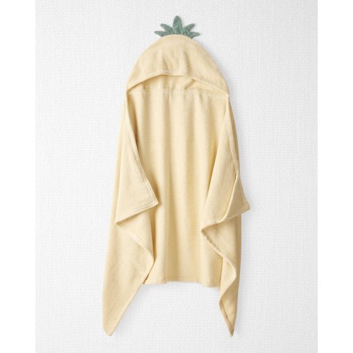 Toddler Organic Terry Cotton Pineapple Towel - Little Planet | Carter's