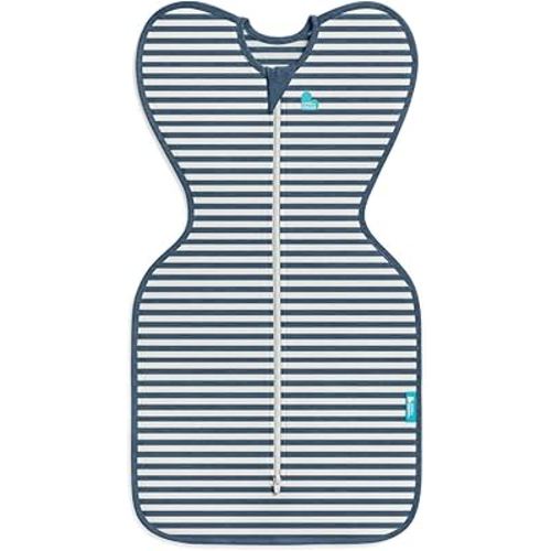 Love to Dream Swaddle UP, Baby Sleep Sack, Self-Soothing Swaddles for Newborns, Improves Sleep, Snug Fit Helps Calm Startle Reflex, New Born Essentials for Baby, 8-13lb, Denim