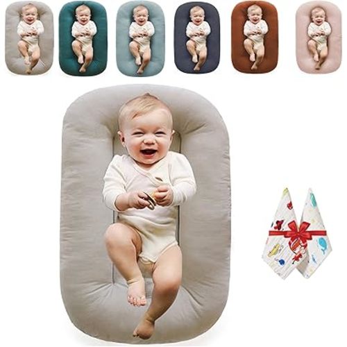 2026 New Pillow Lounger, Lounger Pillow for 0-24 (Coffee)