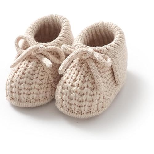 Baby Booties Newborn Boys Girls First Walkers Soft Knit Infant Sock Shoes Cozy Crochet Toddler Crib Boots