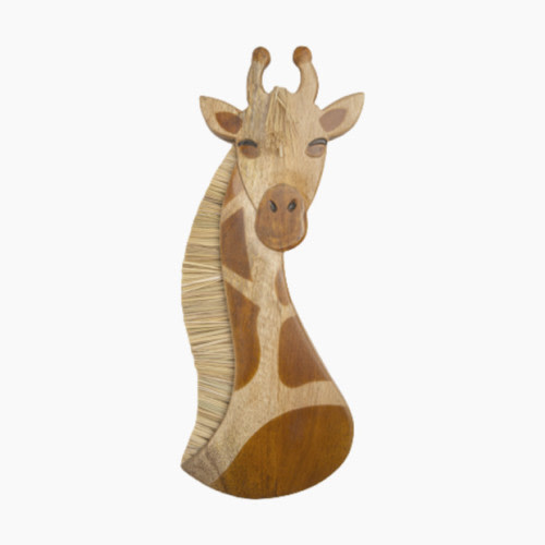 Handcrafted Wood Wall Decor - Giraffe