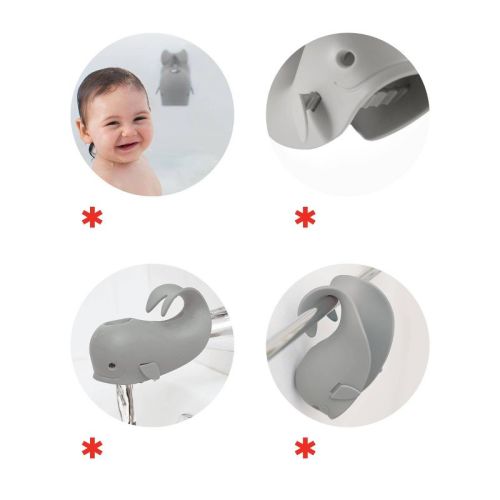 Skip Hop Moby Safety Baby Bath Spout Cover - Gray