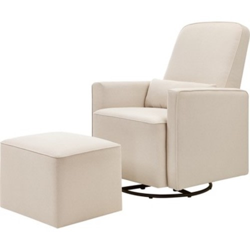 DaVinci Olive Glider and Ottoman, Color: Cream