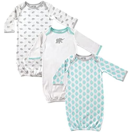 0-6 months Baby Girls' Cotton Gowns