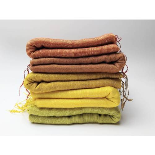 Soft Linen Scarf - #5 LEMONGRASS YELLOW - Nursing Cover
