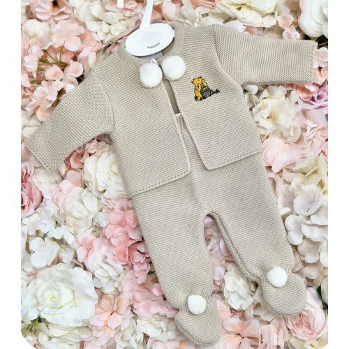 Beige Pooh Dandelion Pom Set