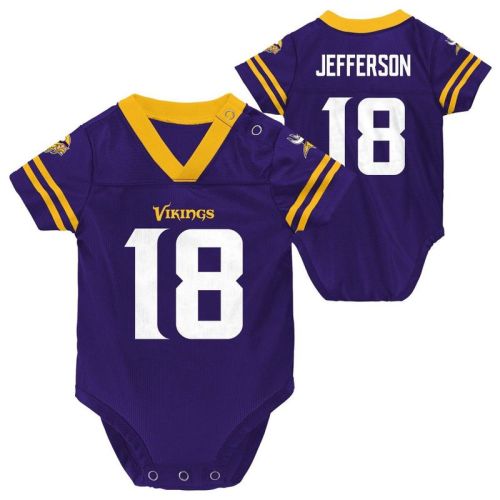 NFL Minnesota Vikings Justin Jefferson Boys' Bodysuit