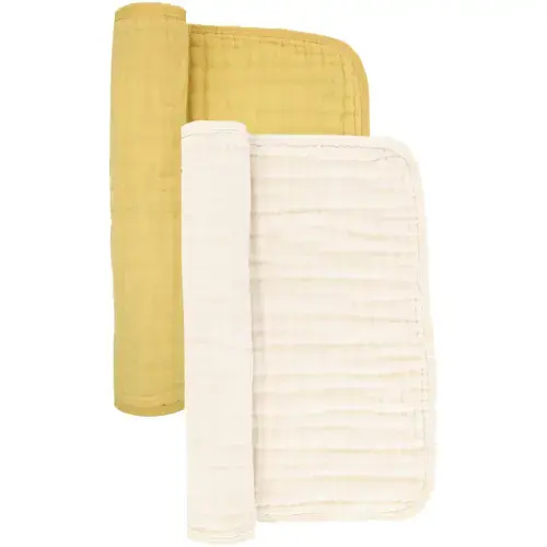 Cloud Muslin™ Burp Cloth 2 Pack - Honey + Cream – Lou Lou & Company