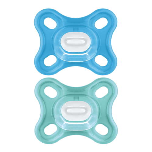 MAM Comfort Pacifier, 0-4 Months, Boy, 2 Pack