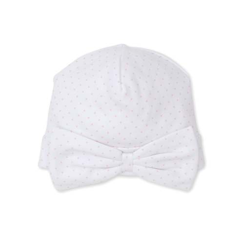 White/Pink New Kissy Dots Novelty Hat