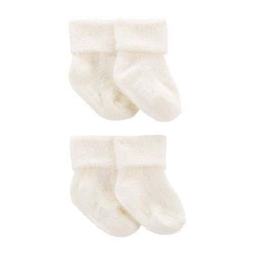 Carter's Little Baby Basics Baby Unisex 4 Pair Baby Booties