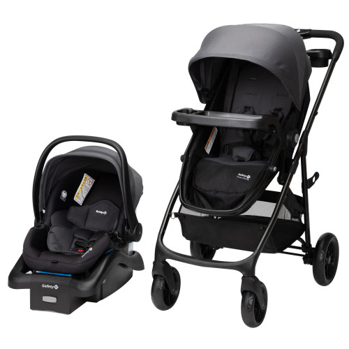 Safety 1st Grow and Go Sprint Modular Travel System Stroller with Rear-Facing Infant Car Seat, Alloy