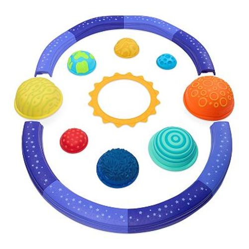 Battat Education Step & Feel Solar System Stepping Stones & Balance Beams Playset