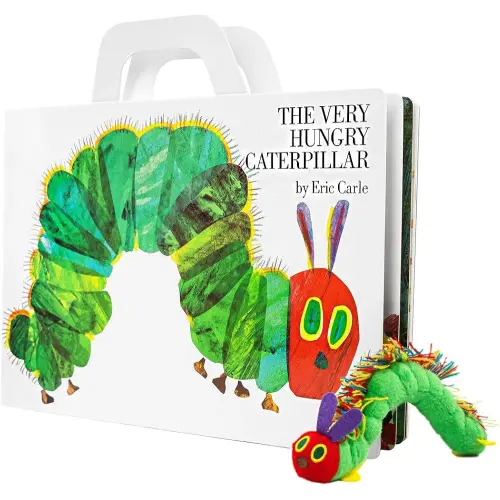 The Very Hungry Caterpillar Giant Board Book and Plush package