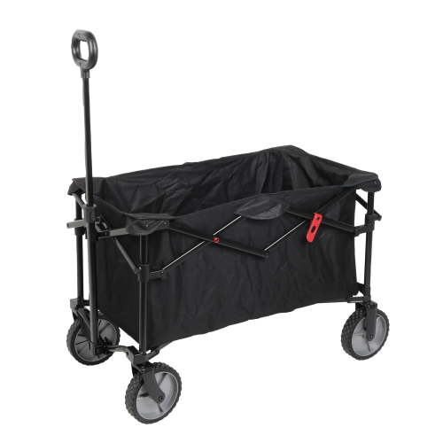 "Ozark Trail 24"" Multi-Purpose Big Bucket Utility Cart Wagon, Black"