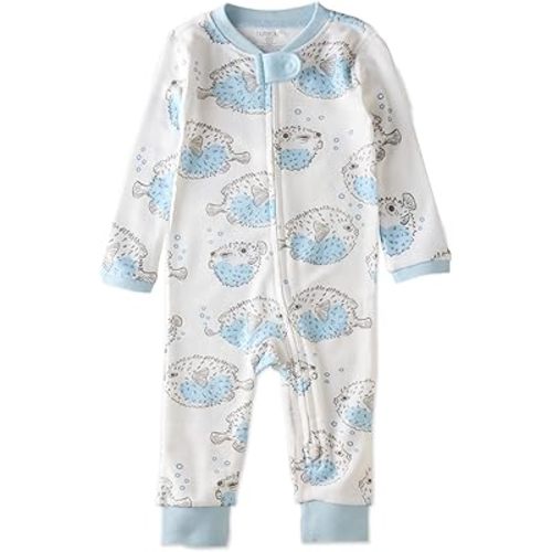 Shadow Sleep & Play Baby Pajamas 100% Organic Cotton Two Way Zipper Sleeper Pajamas for Baby Boys & Girls​