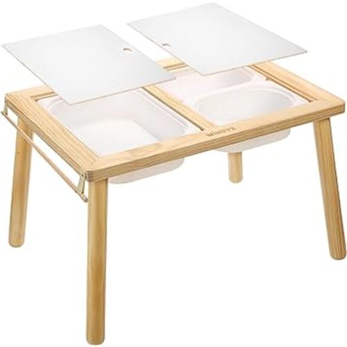 wingyz Kids Table for Play Study Dining Toys Storage, Sensory Tables for Toddler, Activity Table with Storage Bins Birthday Gifts for Boys and Girls