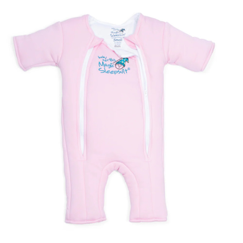 Pink Baby Merlin’s Magic Sleepsuit – Cozy 100% Cotton Baby Sleepwear