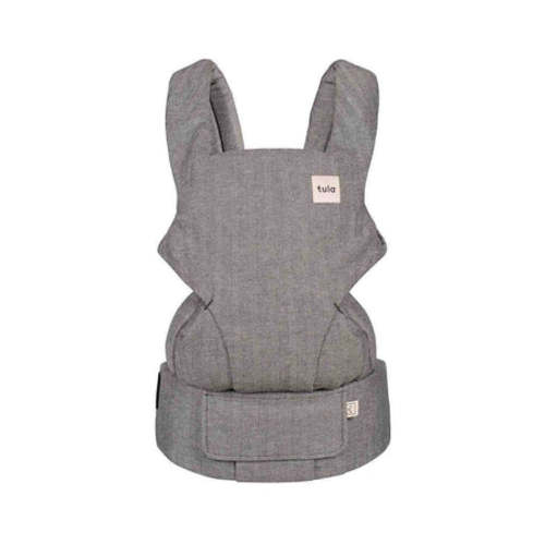 Linen Explore Baby Carrier - Ash Grey - Baby Tula Linen Collection – Baby Tula US