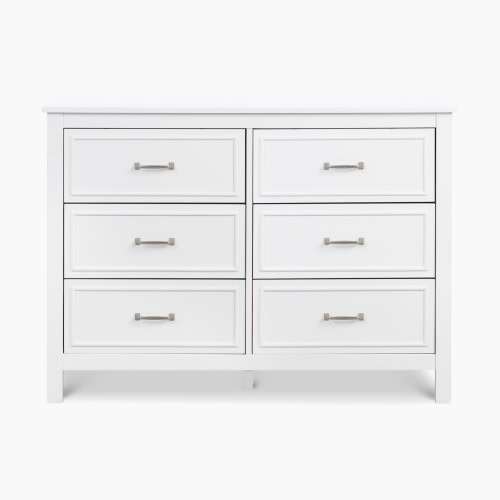 DaVinci Charlie 6-Drawer Double Dresser - White