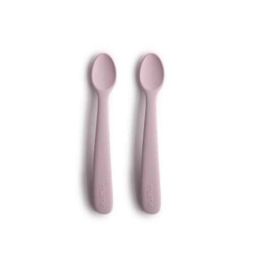 Mushie Baby Spoon Set Soft Lilac