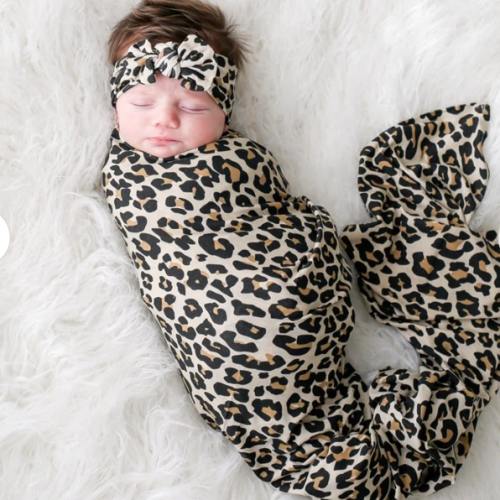 Posh Peanut: Swaddle Headband Set in Lana