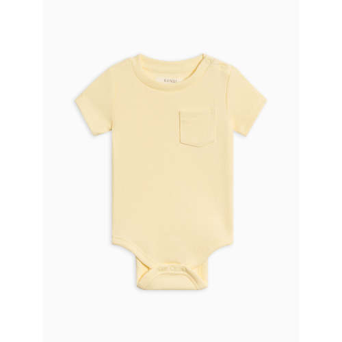 Dana Ribbed Short Sleeve Pocket Bodysuit