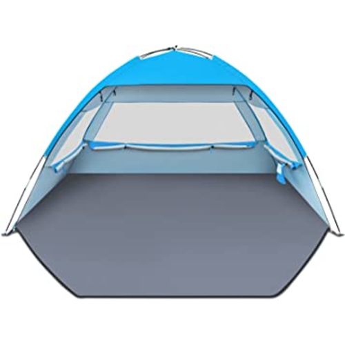 Beach Tent Sun Shelter UPF 50+ UV Protection, Lightweight & Easy Setup Beach Shade Canopy, Portable Beach Shade Tent Beach Cabana