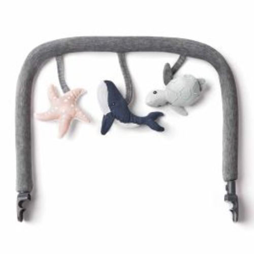 Ergobaby Evolve Bouncer Toy Bar - Charcoal Grey: Ocean Wonders