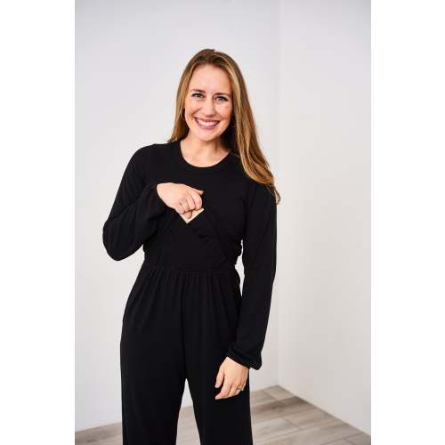 Latched Mama Long Sleeve Ribbed Nursing Jumper 1X