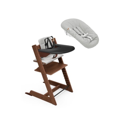 Tripp Trapp® Highchair², Cushion, Newborn Set & Stokke® Tray $597 Value