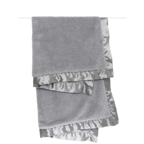 Chenille Satin™ Baby Blanket (blue)