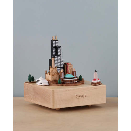 Chicago Wooden Music Box– Odin Parker