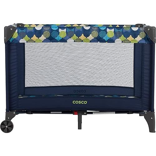 Cosco Funsport Compact Portable Playard, Lightweight, Easy Set up, Foldable Baby Playpen with Carry Bag, Comet