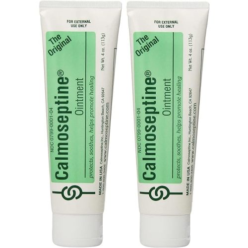 Calmoseptine Ointment Tube, 4 Ounce (Pack of 2)