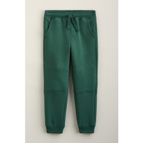 Kids' Drawstring Cotton Blend Joggers
