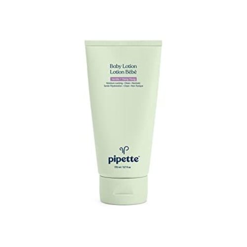 Pipette Diaper Rash Cream - Relieve & Prevent Diaper Rash with Non-Nano Zinc Oxide, Fragrance-Free Baby Butt Cream, Non-Toxic Daily Protective Balm, 3 fl oz