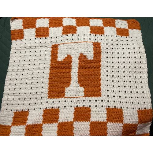 Crocheted Tennessee Baby Blanket