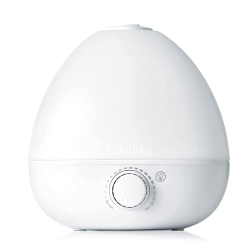 Frida Baby Fridababy 3-in-1 Humidifier with Diffuser and Nightlight, White 1 Count (Pack of 1)