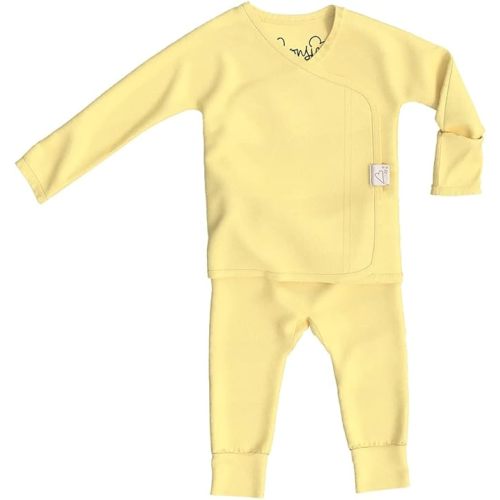 Bonsie Skin to Skin Babywear Footless Bodysuit - Yellow Baby Footless One Piece - Lemon