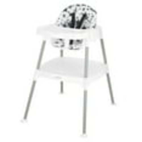 Evenflo Baby High Chair Combo, 4-in-1 Eat & Grow Convertible Toddler Chair (Pop Star White)