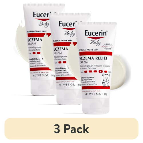 (3 pack) Eucerin Baby Eczema Relief Body Cream 5.0 oz