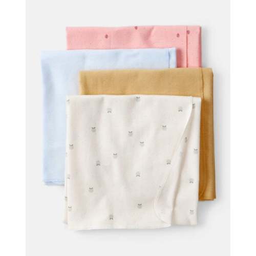 Baby 4-Pack Fruit Print Receiving Blankets - Carter's | Carter's