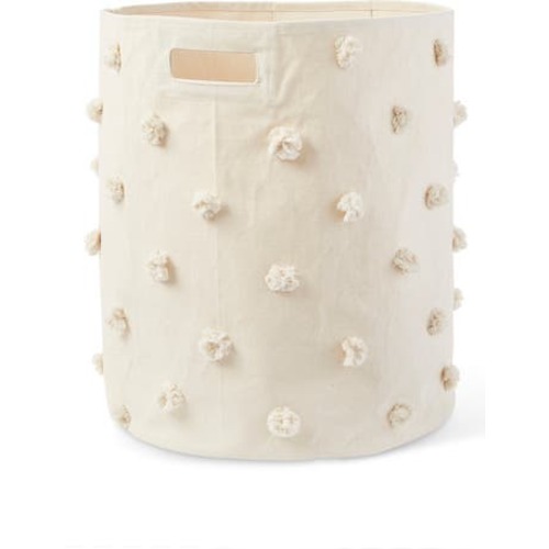 Pompom Canvas Hamper