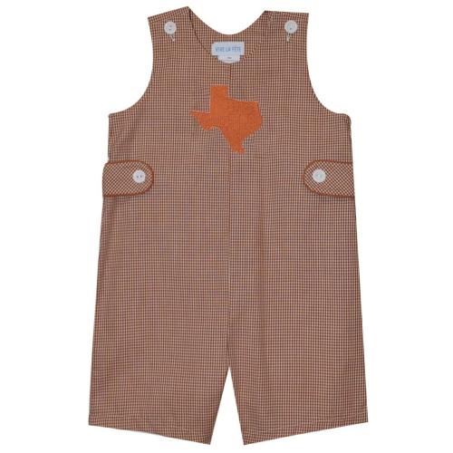 Texas Embroidered Gingham Jon Jon
