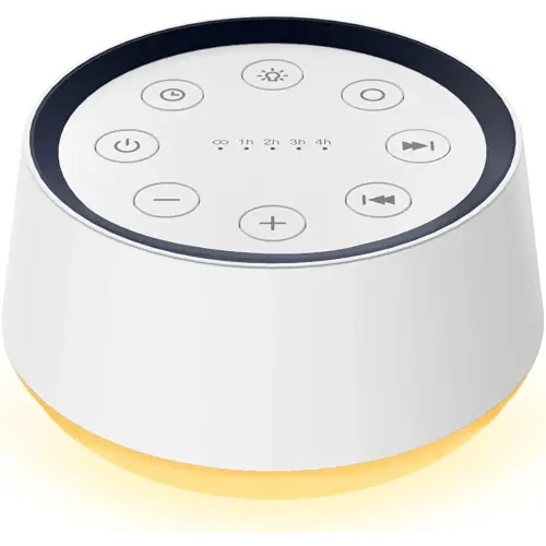 Brown Noise Sound Machine with 30 Soothing Sounds 12 Colors Night Light White Noise Machine for Adults Baby Kids Sleep Machines Memory Function 36 Volume Levels 5 Timers for Home Office Travel