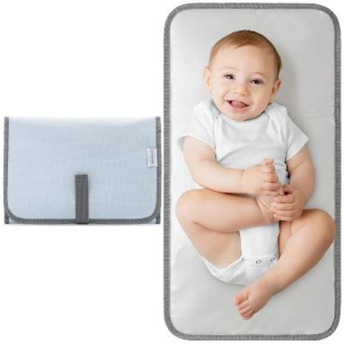 Portable Diaper Changing Pads for Newborn Girl & boy, Compact by Comfy Cubs - Sea Blue